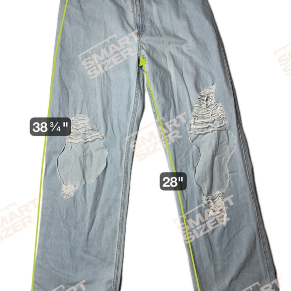 Hollister Ultra High Rise Dad Jeans Sz 9R - Picture 5 of 8